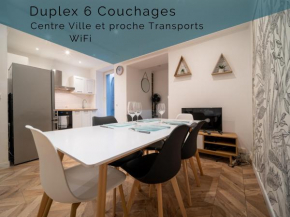 Duplex tout equipé 6 couchages centre de Marseille
